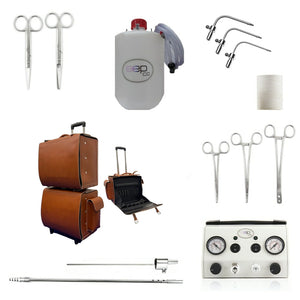 Kit de Débutant avec Pompe Electrique (d'instruments Garantis)Marron Kit de valises